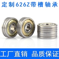 Injection Bearing 626Z 626ZZ 626 625 Outer Ring with Single Double 50 Slots Rubberized Bearing Door 