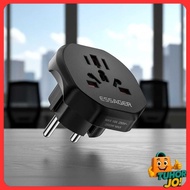 ESSAGER Universal Travel Adapter Multi Port UK EU USA AUS 2500W 250V - WL-09