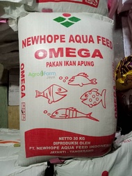 Pakan Ikan Apung OMEGA -3 Newhope Aqua Feed Indonesia Repack 1 Kg