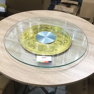 mâm xoay bàn ăn rồng phụng vàng 90cm bộ mâm xoay bàn ăn đã bao gồm đế xoay và kính cường lực dày 10l