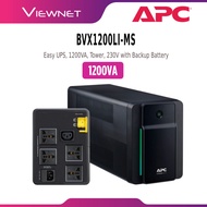 APC BVX1200LI-MS / BVG1200I-MSX EASY UPS 1200VA, 230V, AVR, AVS UNIVERSAL SOCKET UNINTERRUPTIBLE POW