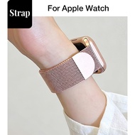 Ladies All-Match Milanese Metal Round Tail Magnetic High-End Strap Suitable for Apple Watch S11 SE3 