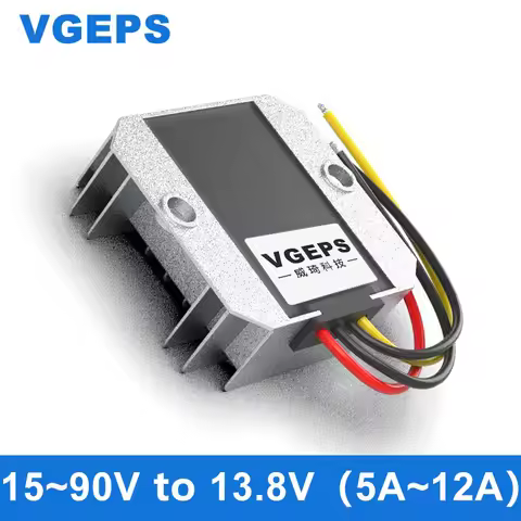24V to 13.8V step-down transformer 53V67V to 13.8V DC to DC power converter 18-90V to 13.8V input wi
