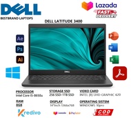SPESIFIKASI TINGGI LAPTOP DELL LATITUDE 3400 VGA NVDIA Core I5 8TH 8GB/128GB SSD