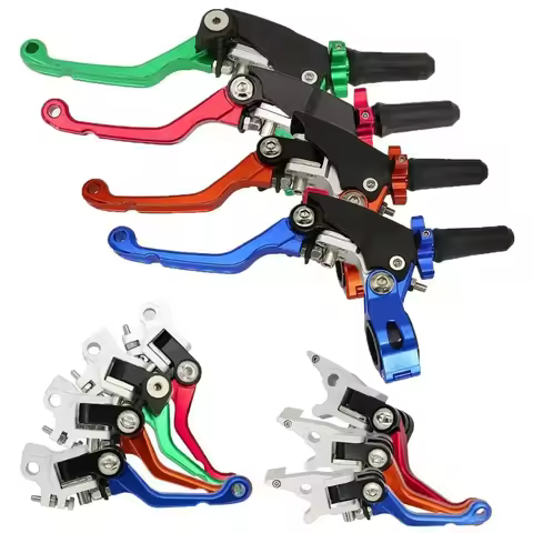 CNC Motorcycle Brake Clutch Lever 22mm Handlebar Universal For Kayo T4 T6 K6 K6R For KTM SX SXF XC X