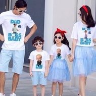 Off the boss Baby Family couple T-Shirt custom Name and Number