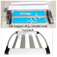 ROOF RACK RAK/RAK BAGASI ATAS MOBIL MODEL OVAL MOBIL RUSH LAMA