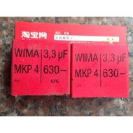 Disassembly Hongweima WIMA MKP4 Series 630V3.3 UF Metallic Polypropylene Film Capacitor