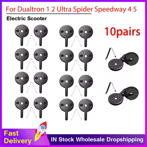4/10 Pairs Resin Semi-Metallic Disc Brake Pads for Dualtron 1 2 Ultra Spider Speedway 4 5 E-Scooter