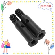 CAMELLI 2Pcs/Set RC Front Wheel Axle, 23mm RC Upgrades Parts RC Car Wheel Shaft, Black High Strength