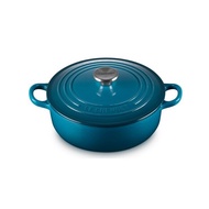 หม้อเหล็กหล่อ รีซอสโต้ สีน้ำเงิน ขนาด 22cm RISOTTO POT 22CM DEEP TEAL