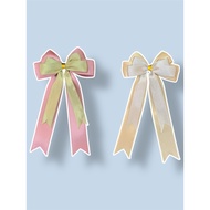 Ready-to-use 2-color stacked satin ribbon | Ready-made Ribbon | Hamper ribbon/gift/gift | Ribbon Rib