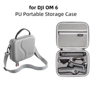 For DJI OM6 Bag Handheld Gimbal Storage Box Shoulder Messenger Storage Box for DJI Osmo Mobile 6 PU 