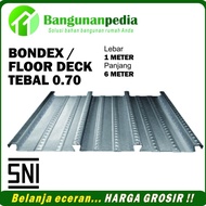 Bondek Bondex Floordeck Bondek Cor REAL Harga Per Lembar Panjang 6