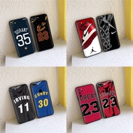 Soft Silicone OPPO A16 2021 F5 F7 F9 F11 Pro A9 2019 X8XY Nba star jersey number Mobile Phone Case