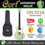 Cort CR-LTD16 Cutaway Duncan Single Coil Pickup Vintage Surf Green Matte Electric Guitar (CTLTD16 CR LTD16)