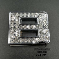 HISO-CAR VIP Logo Diamond Sticker Letter B 26