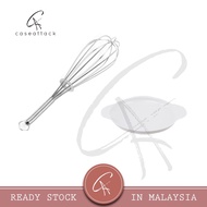 Caseattack Handheld Stainless Steel Egg Beaters Whisk Mixer Eggbeater Cooking Tool Dough Mixing Bowl Plate