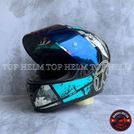 Murah Helm Kyt R10 Motif &amp; Redbull Paket Ganteng | Helm Full Face Kyt