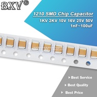 1210 SMD Chip Capacitor 1KV 2KV 10V 16V 25V 50V 1nF 4.7nF 100nF 470nF 680nF 0.1uF 1uF 2.2uF 4.7uF 10