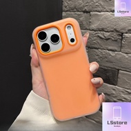 NCpatternColor Casing Matte 2in1 Candy Color Phone Case For iPhone 17 Air 16E 16 15 Pro Max Plus 17P