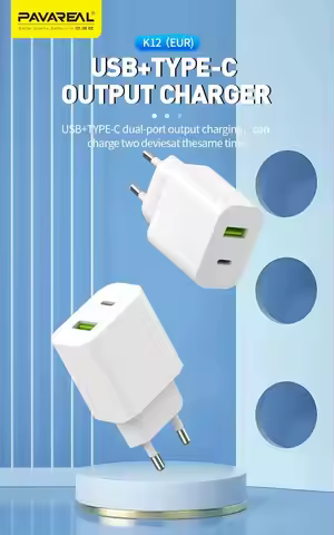 PD27W QC3.0 Charger Type-C Intelligent Safety Protection Compatible with iPhone15/Android Phones Com