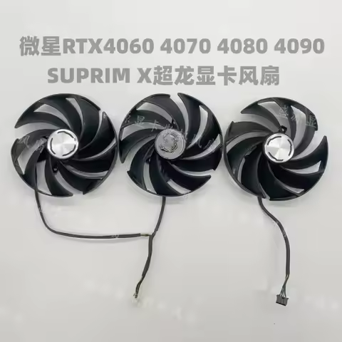 Cooling Fan for MSI RTX 4060 4070 4080 4090 16G SUPRIM X Super Dragon Graphics Card