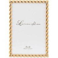 Lawrence Frames 4x6 Golden Rope Picture Frame (712046)