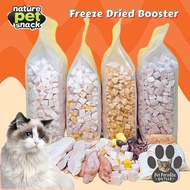 500g Booster Freeze Dried Cube Chicken Egg Beef Salmon Fish Krill Pet Treat High Protein Makanan Kuc