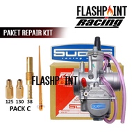 PAKET KARBURATOR SUDCO KEIHIN + REPAIR KIT PWK 24 26 28 30 32 34 KARBU FULL SET PE SMASH SHOGUN SKYW