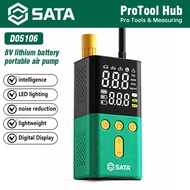 SATA 8V Li-ion car inflation pump, electric pump, inflation pump, car tire pressure measurement, inf