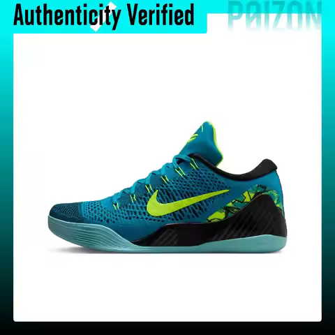 Nike Kobe 9 Basketball Shoes Men's Low-top Green/Blue/Black IO3673-400