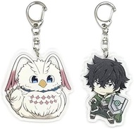 Inc. - Set of 2 Shield Hero Acrylic Keychain Naofumi Iwatani, Filo v1, Multicolored, Pendant Height: 2 inches