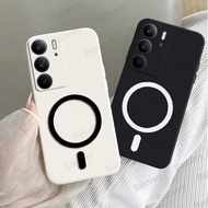 For Realme C75 C75X 4G 14X 5G C73 Narzo 80 Lite Colorful Matte Protective Cover With Magnetic Sticke