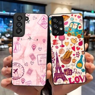 London Pizza 02 tempered glass Phone Case For Samsung Galaxy S9 Plus S10 S10e S20 FE S20 Plus S21 S2