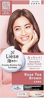Liese Creamy Bubble Hair Color, Rosetea Brown