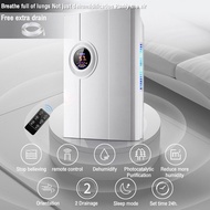 Home Dehumidifier Absorption Air water dehumidifier timing function LED display negative ion purific