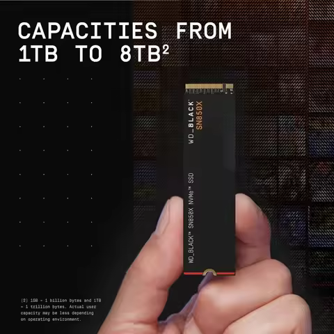 M.2 2280 8TB NVMe SSD PCIe 4.0 Internal Solid State Drive 7300MB/s Read 6300MB/s Write High Speed Ga