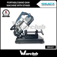 Warclub OKATZ 5"/127mm Portable Multi-material Cutting Band Saw, BS127 (Wood, Cast Iron, Aluminium, 