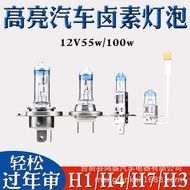 12V24V Car Headlight Bulb Halogen Lamp 12VH1H3H4H7 Xenon Lamp Cannon Original Car Headlight Bulb WS2