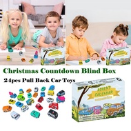 UNIFORM SATURATE82UN5 Surprise Box Gift Box Countdown Calendar Christmas Advent Calendar Countdown Toys Trucks Cars