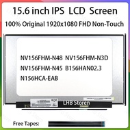 15.6" IPS Laptop LCD Screen NV156FHM-N48 NV156FHM-N3D NV156FHM-N45 B156HAN02.3 N156HCA-EAB LP156WFC-