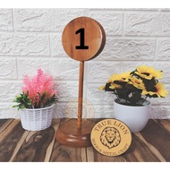 Wooden Table Numbers / Cafe Table Numbers