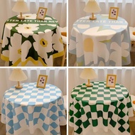 Princess Style Tablecloth ins Style Anti-dust Cover Cloth Small Round Table ins Style Ground Tablecl