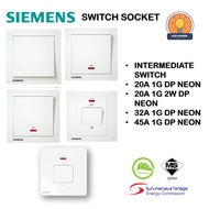 SIEMENS SWITCH (WHITE) (10A 1G INTERMADIATE / 20A 1G DP / 20A 1G 2W DP/ 32A 1G DP /45A 1G DP )