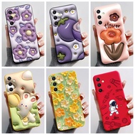 For Samsung A15 A25 5G Soft Casing For Samsung Galaxy A15 A25 5G 2023 Silicone Flower Phone Case Sho