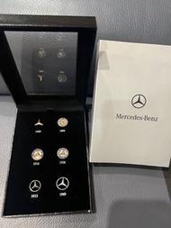 限量Mercedes-Benz三星標誌胸章禮盒