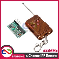 4 CHANNEL RF TRANSMITTER AND RECEIVER 433MHz 5V CONTROL ARDUINO