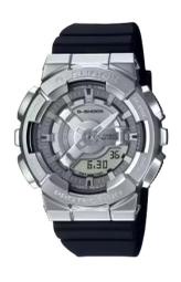 【台南時代鐘錶 CASIO】卡西歐 G-SHOCK 重金屬風 小尺寸 GM-S110-1A 兩百米防水 運動錶 電子錶