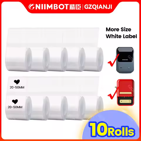 【Buy 2 get 10% off】Niimbot B21 B3S Thermal sticker White labels Waterproof label paper Jewelry retai